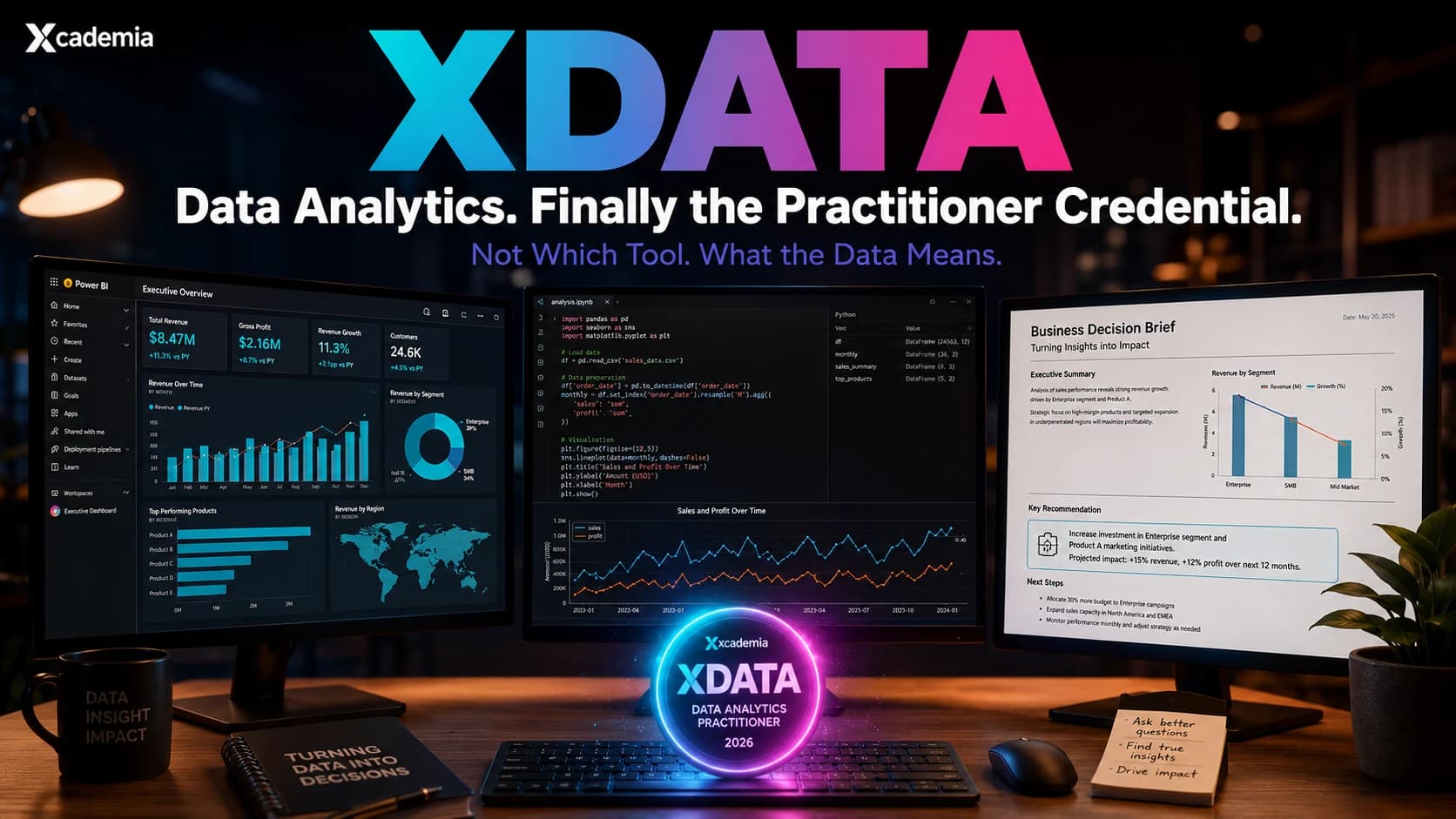 XDATA: Xcademia Data Management Practitioner
