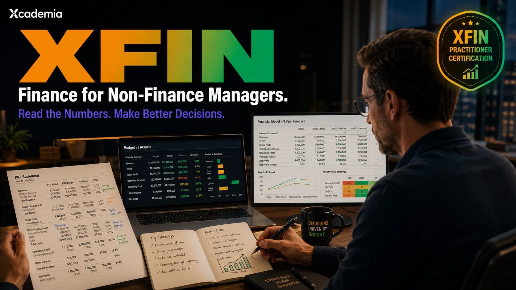 XFIN: Xcademia Financial Analysis Practitioner