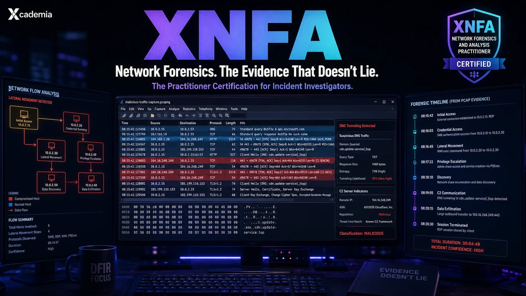 XNFA: Xcademia Network Forensics Analyst