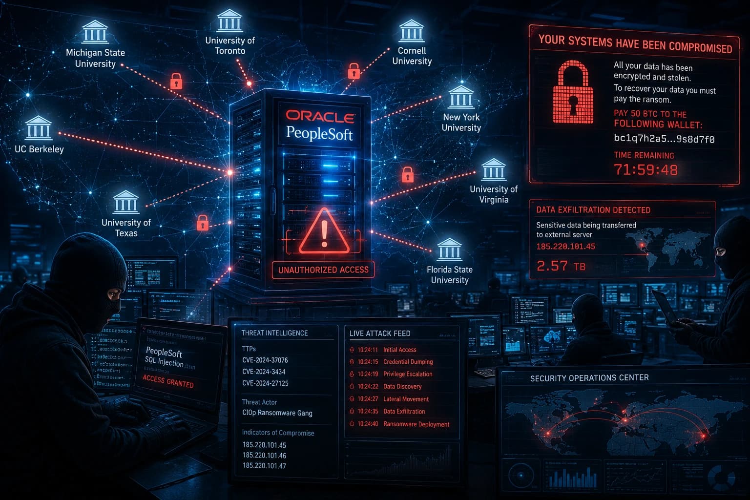 🚨ShinyHunters Launches Sophisticated Attack Campaign Exploiting Oracle PeopleSoft Zero-Day Vulnerability
