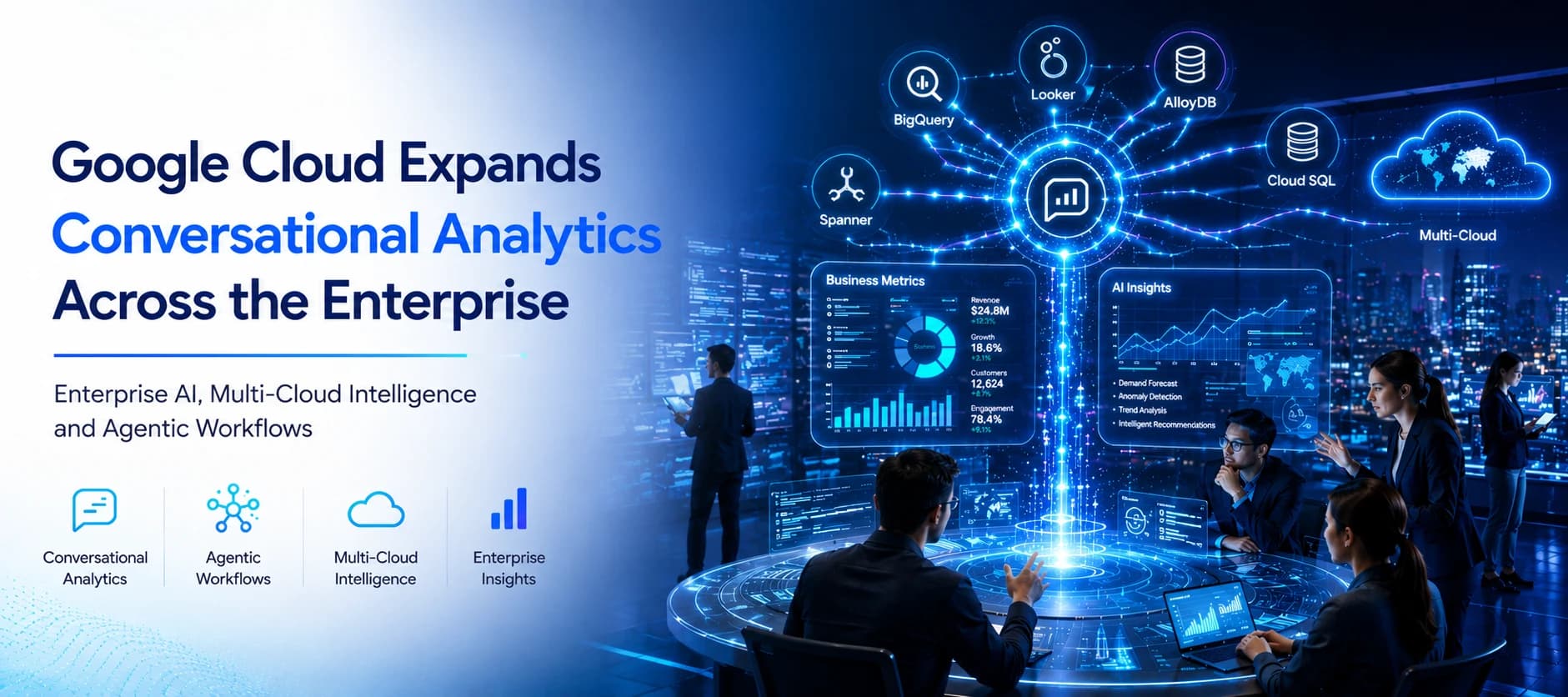 Google Brings Conversational Analytics to the Entire Data Cloud with Enterprise AI, Multi-Cloud Intelligence and Agentic Workflows